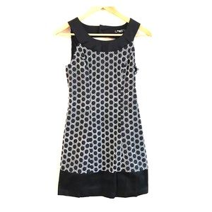 Black and white dot dress.